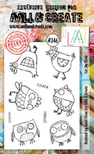 Aall and Create - For The Birds - A6 - Designer Janet Klein - Clear Stamp Set - #346 Aall & Create