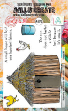 AALL and Create - Kenyan Hut- A6- Designer Janet Klein - Clear Stamp Set - #693 Aall & Create