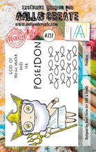 AALL and Create - Poseidon - A7 - Designer Janet Klein - Clear Stamp Set - #727 - Messy Papercrafts
