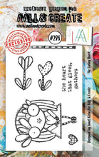 Aall and Create - The Giving Heart - A7 - Designer Janet Klein - Clear Stamp Set - #298 Aall & Create