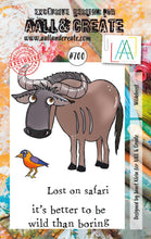 AALL and Create - Wildebeest - A7 - Designer Janet Klein - Clear Stamp Set - #700 Aall & Create