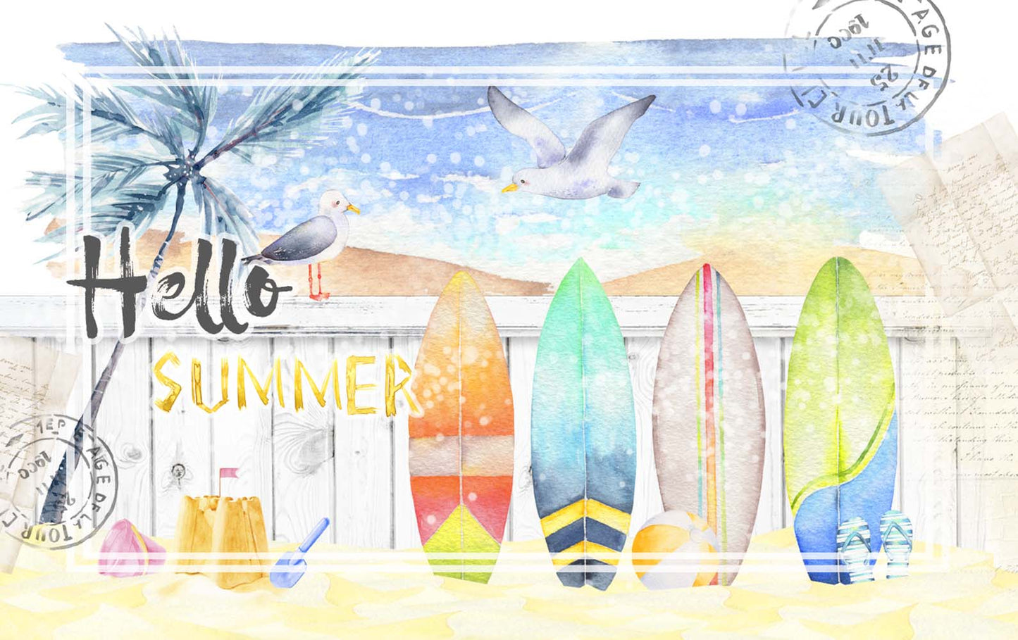Asuka Studio - Welcome to Paradise - Journaling Cards - Messy Papercrafts