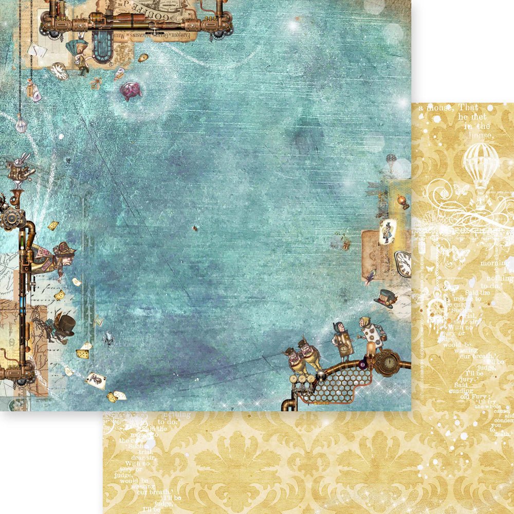 Asuka Studio - Wonderland Collection - 12 x 12 Collection Pack - Messy Papercrafts