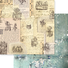 Asuka Studio - Wonderland Collection - 6x6 Simple Style - Backgrounds - Messy Papercrafts