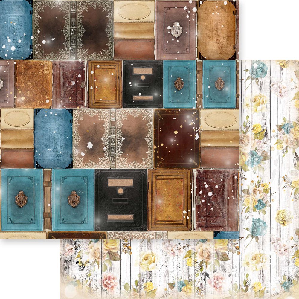 Asuka Studio - Wonderland Collection - 6x6 Simple Style - Backgrounds - Messy Papercrafts