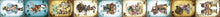 Asuka Studio - Wonderland Collection - Washi Tape - Alice - Messy Papercrafts