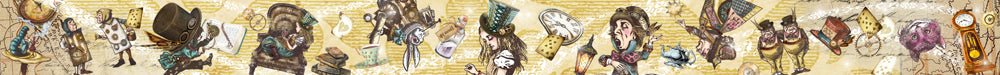 Asuka Studio - Wonderland Collection - Washi Tape - The Rabbit - Messy Papercrafts