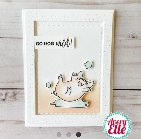 Avery Elle- Happy Hogs Clear Stamps avery elle