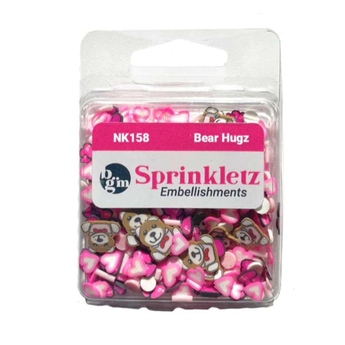 Buttons Galore - Sprinkletz - Bear Hugz - Embellishments Buttons Galore