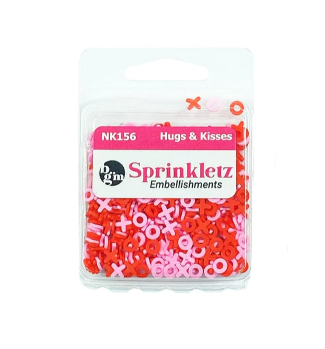 Buttons Galore - Sprinkletz - Hugs & Kisses - Embellishments Buttons Galore