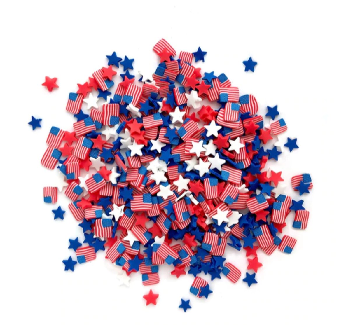 Buttons Galore - Sprinkletz - Old Glory - Embellishments Buttons Galore