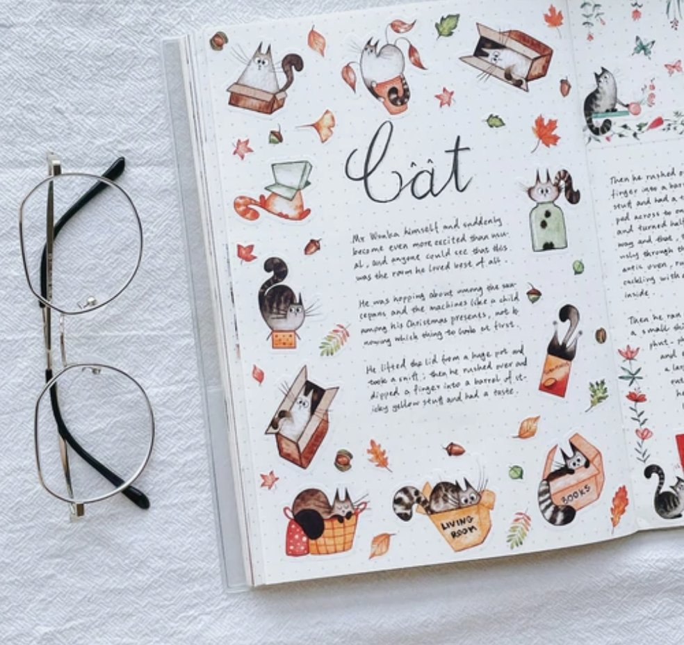 Chonky Cat Washi Tape Sticker - Inside The Box Washi Tape Shop