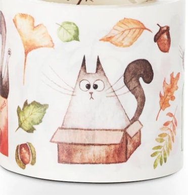 Chonky Cat Washi Tape Sticker - Inside The Box Washi Tape Shop