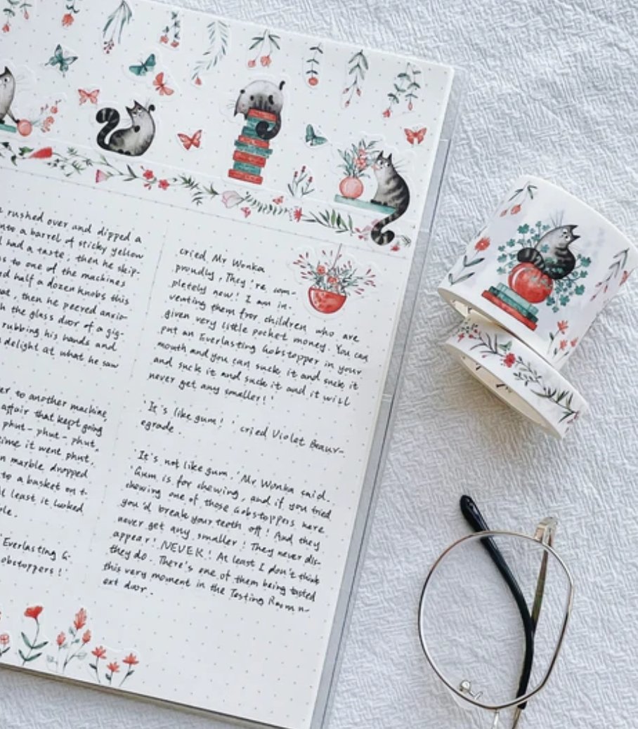 Chonky Cat Washi Tape Sticker Set Washi Tape Shop