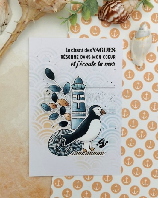 Chou and Flowers - WAVES STENCIL Chou and Flowers