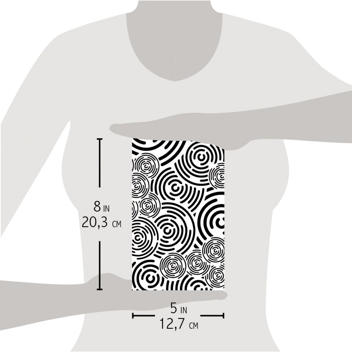 Ciao Bella - Bad Girls - Vinyl Records - Stencil - 5x8 inch Ciao Bella