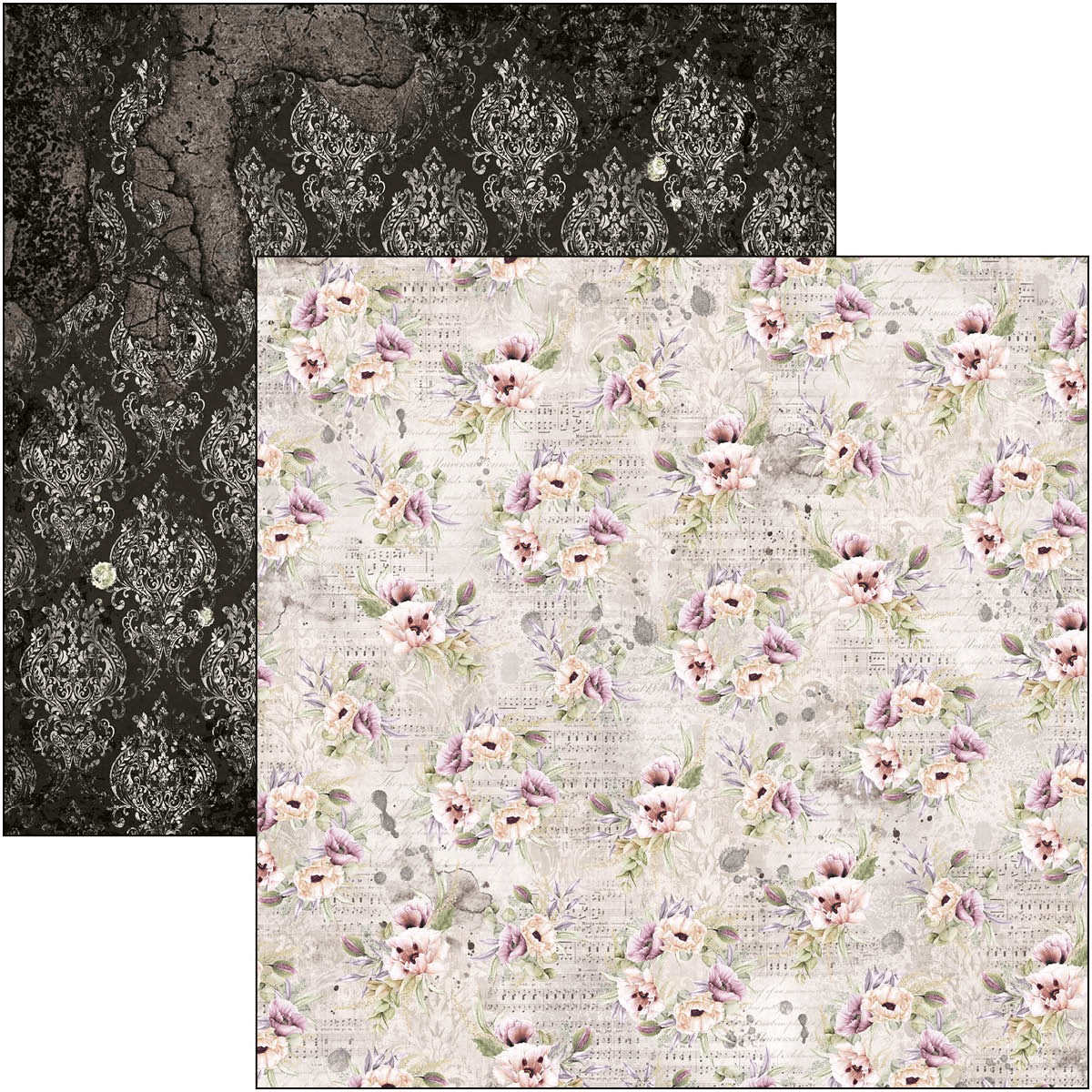 Ciao Bella - Le Cygne Noir - 12 x 12 - Paper Pad - Messy Papercrafts