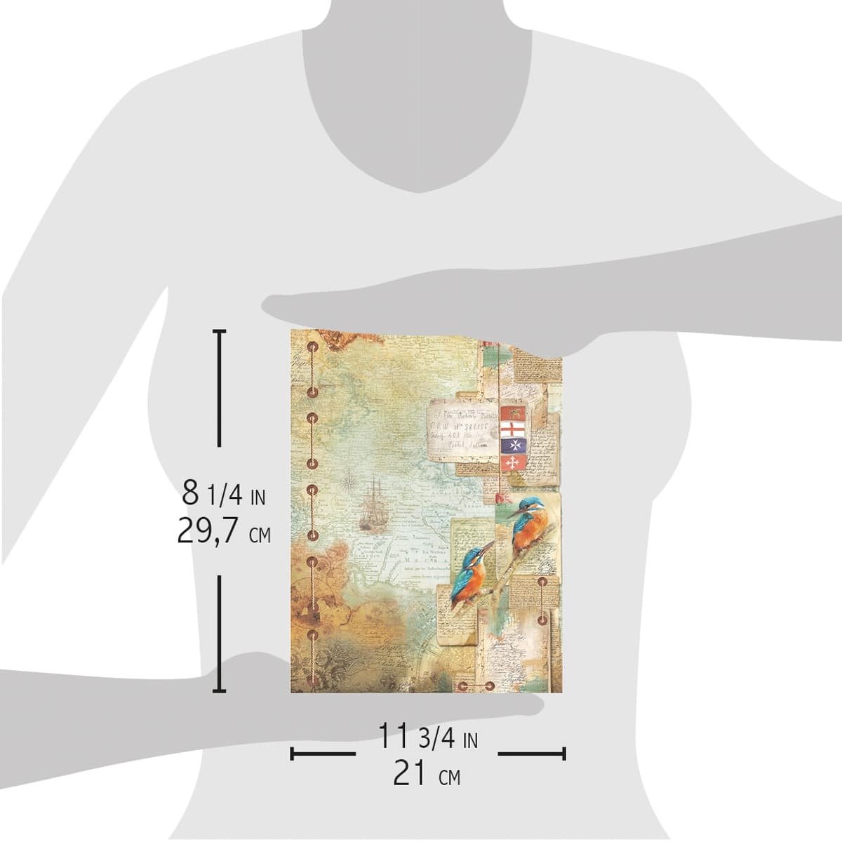 Ciao Bella - Rice Paper - A4 - Single Sheet - Diario Di Bordo Ciao Bella