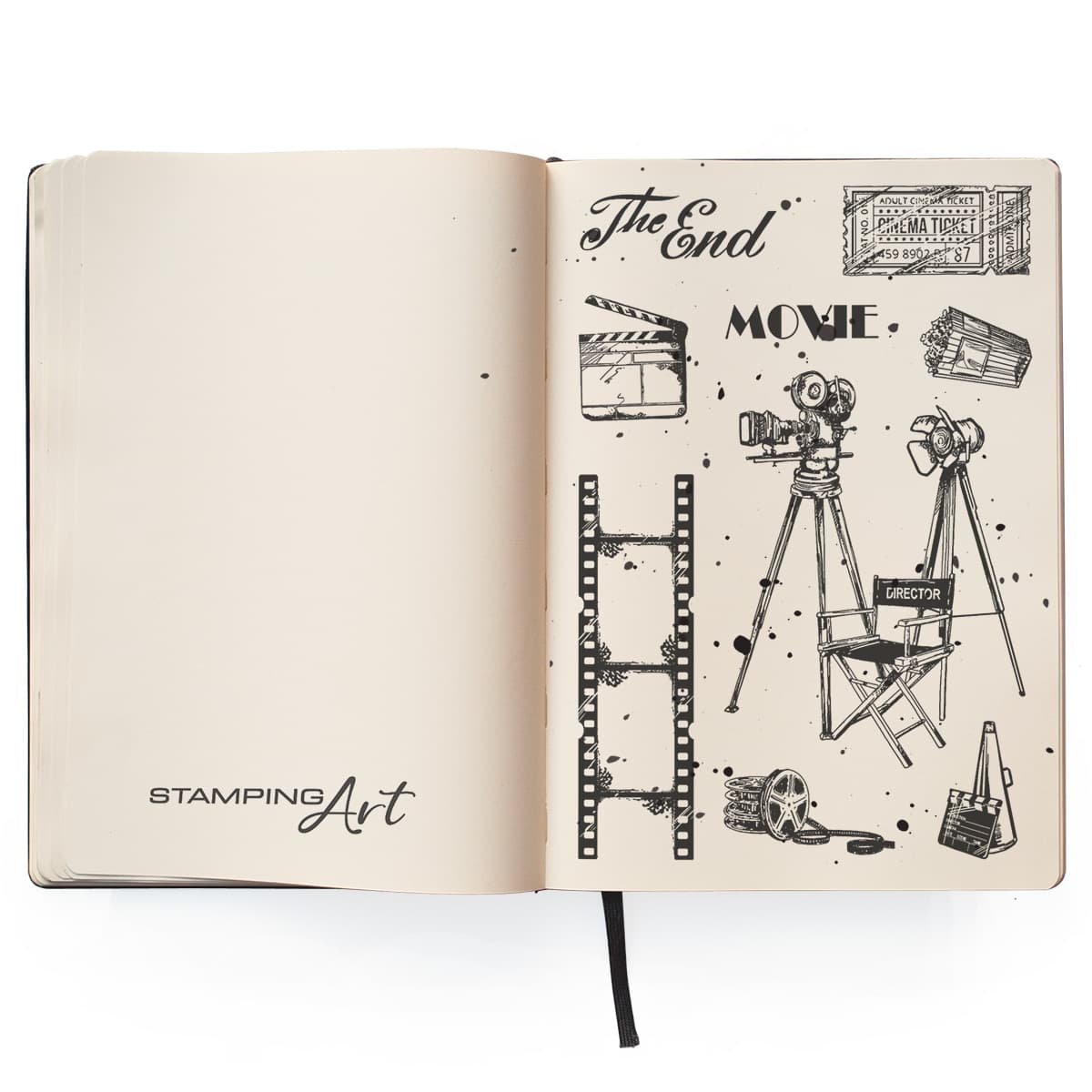 Ciao Bella - The Director - A6 - Clear Stamp - Set Of 9 Ciao Bella