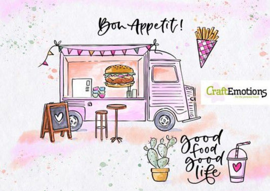 Craft Emotions - Clearstamps A6 - Foodtruck Craft Emotions