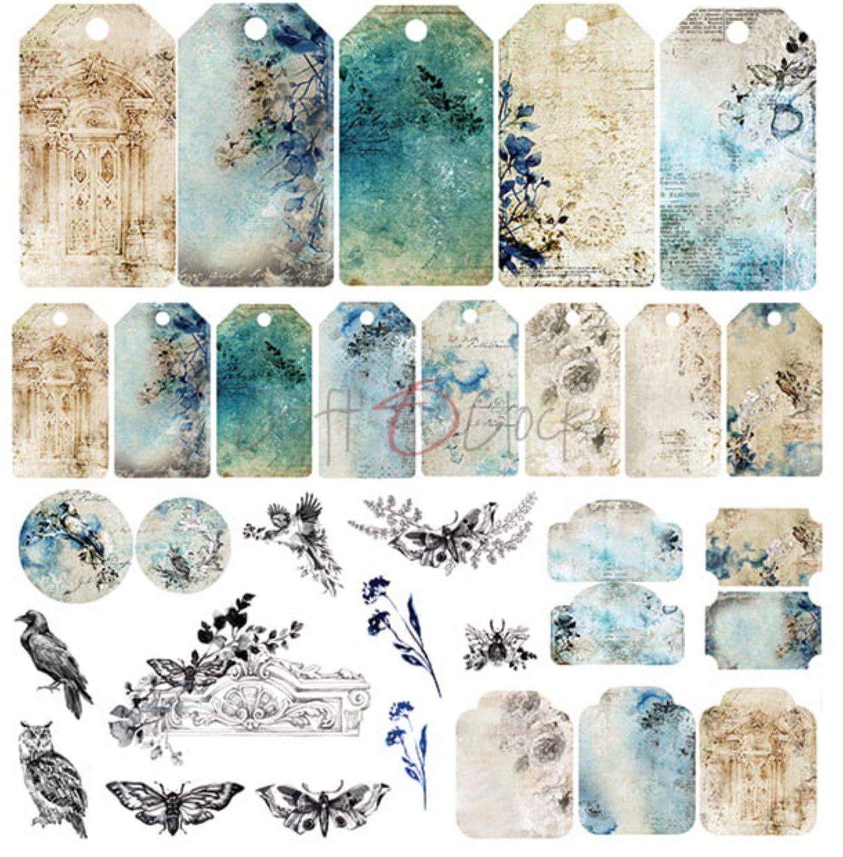 Craft O Clock - 12x12 Paper - Hours Of Longing Craft O Clock