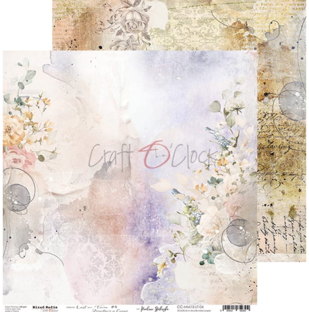 Craft O Clock - 12x12 Paper - Lost In Time - Mixed Media Craft O Clock