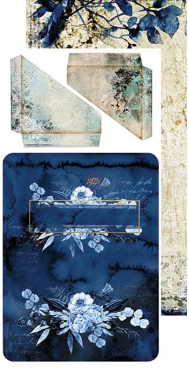 Craft O Clock - 6x12 Paper - Hours Of Longing - Extra Set - Mixed Media Craft O Clock