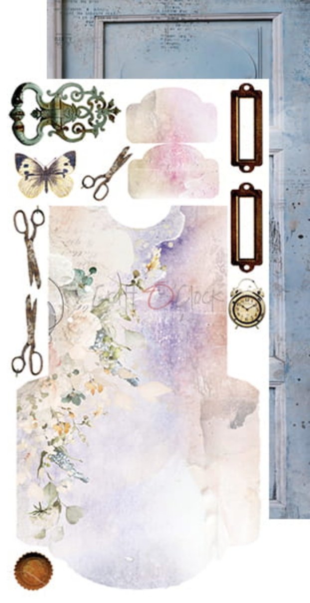 Craft O Clock - 6x12 Paper - Lost In Time - Album / Junk Journal - Mixed Media Craft O Clock