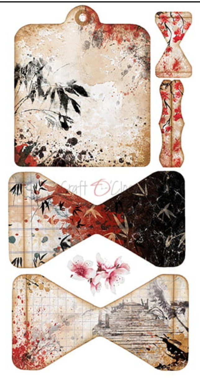 Craft O Clock - 6x12 Paper - Painted By The Wind - Album / Junk Journal - Mixed Media Craft O Clock