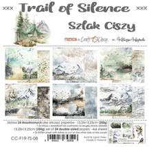 Craft O Clock - 6x6 Paper - Trail Of Silence - Mixed Media - Messy Papercrafts