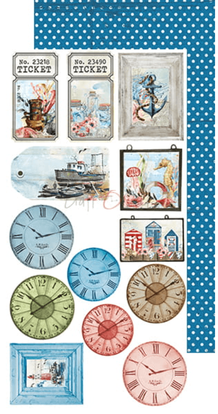 Craft O Clock - Seaside Greetings - Vacation Set - Album - Junk Journal - Messy Papercrafts