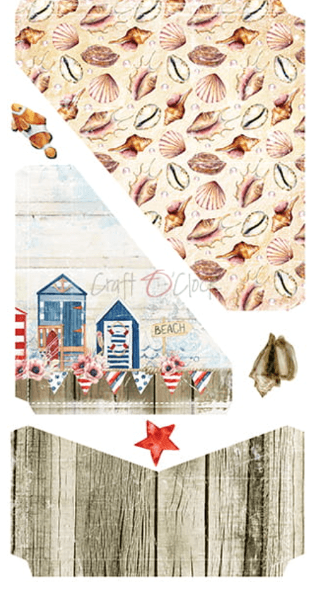 Craft O Clock - Seaside Greetings - Vacation Set - Album - Junk Journal - Messy Papercrafts