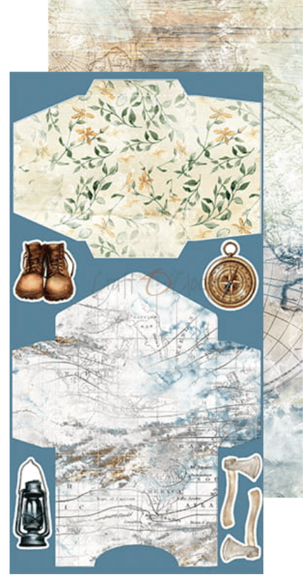 Craft O Clock - Trail Of Silence - Mixed Media - Album - Junk Journal - Messy Papercrafts