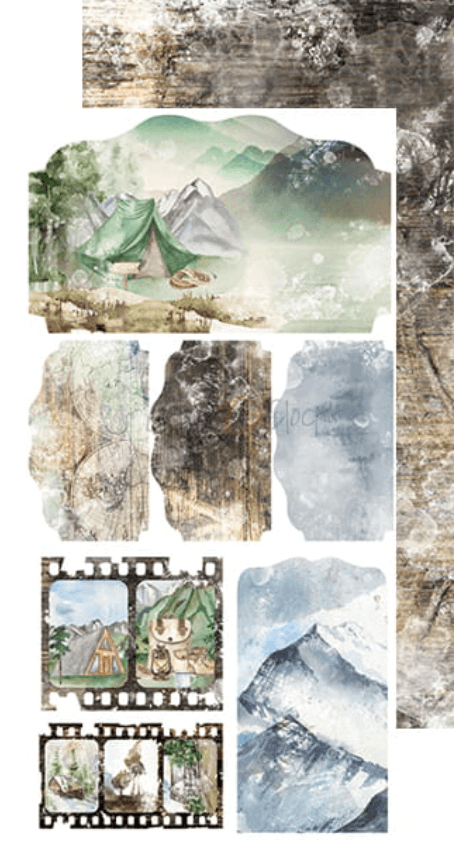 Craft O Clock - Trail Of Silence - Mixed Media - Album - Junk Journal - Messy Papercrafts