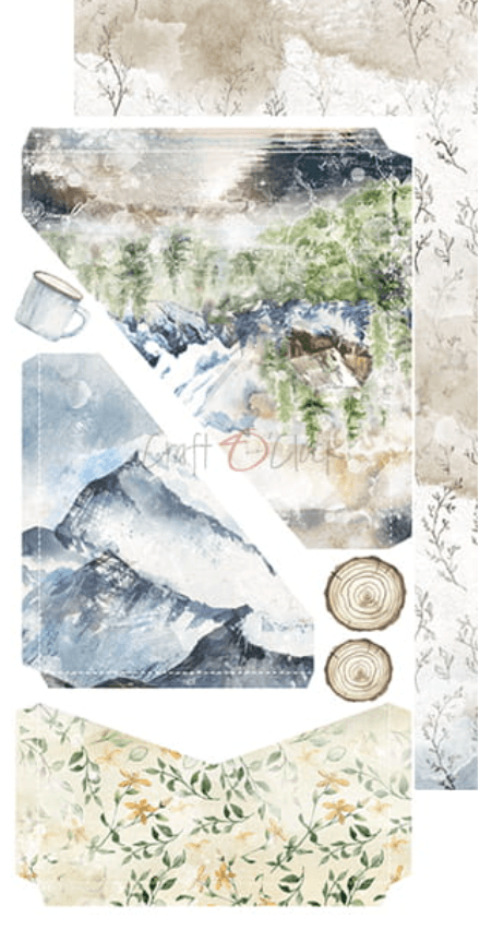 Craft O Clock - Trail Of Silence - Mixed Media - Album - Junk Journal - Messy Papercrafts