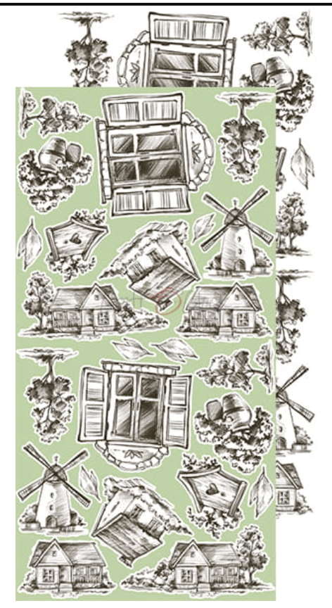 Craft O Clock - Trail Of Silence - Mixed Media - Extra Set - Messy Papercrafts