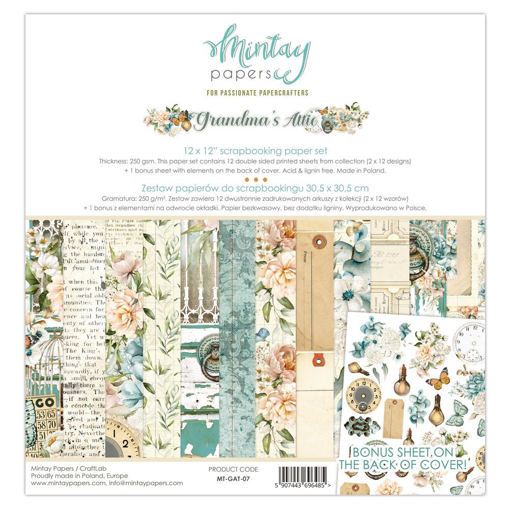 Mintay Papers | Bloomville Scrapbook Collection Kit