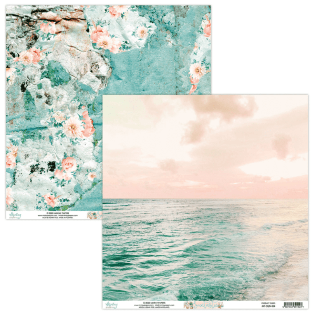 Mintay Papers - Suntastic - 6x6 Inch Paper - Messy Papercrafts