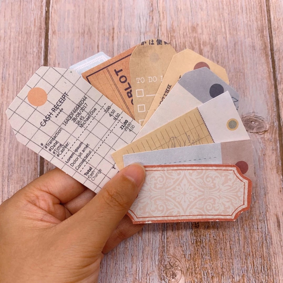Original Vintage Label Set Washi Tape Shop