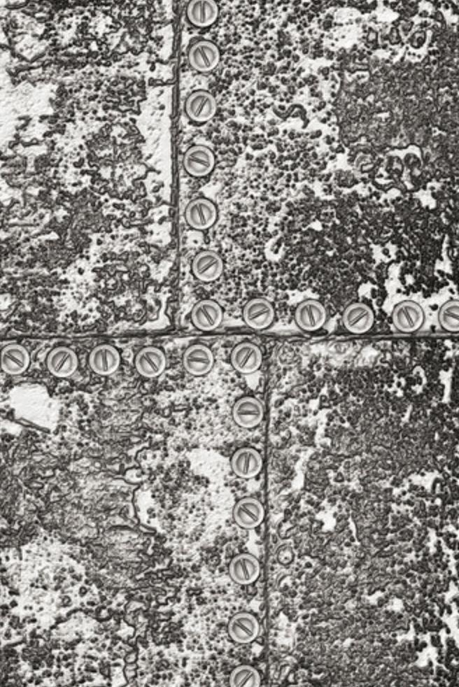 Sizzix - Tim Holtz - 3-D Texture Fades - Embossing Folder - Industrious - Messy Papercrafts