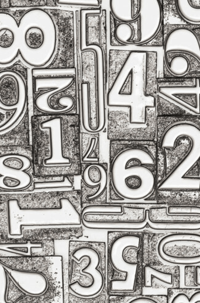 Sizzix - Tim Holtz - 3-D Texture Fades - Embossing Folder - Numbered - Messy Papercrafts