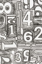 Sizzix - Tim Holtz - 3-D Texture Fades - Embossing Folder - Numbered - Messy Papercrafts