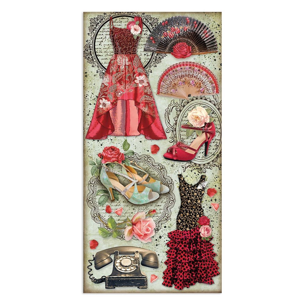 Stamperia - Collectables - Desire - 6x12 Inch - 10 Sheets - Messy Papercrafts