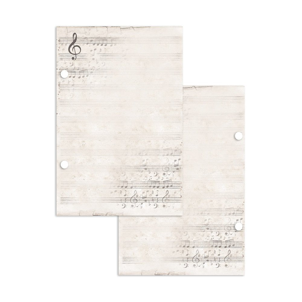 Stamperia - Create Happiness - Ring Journal - 6x9 Inch - Messy Papercrafts