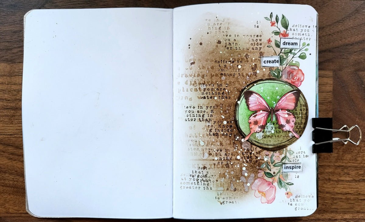 Stamperia - Ephemera - Create Happiness - Pink Dream - Vicky Papaioannou - Messy Papercrafts