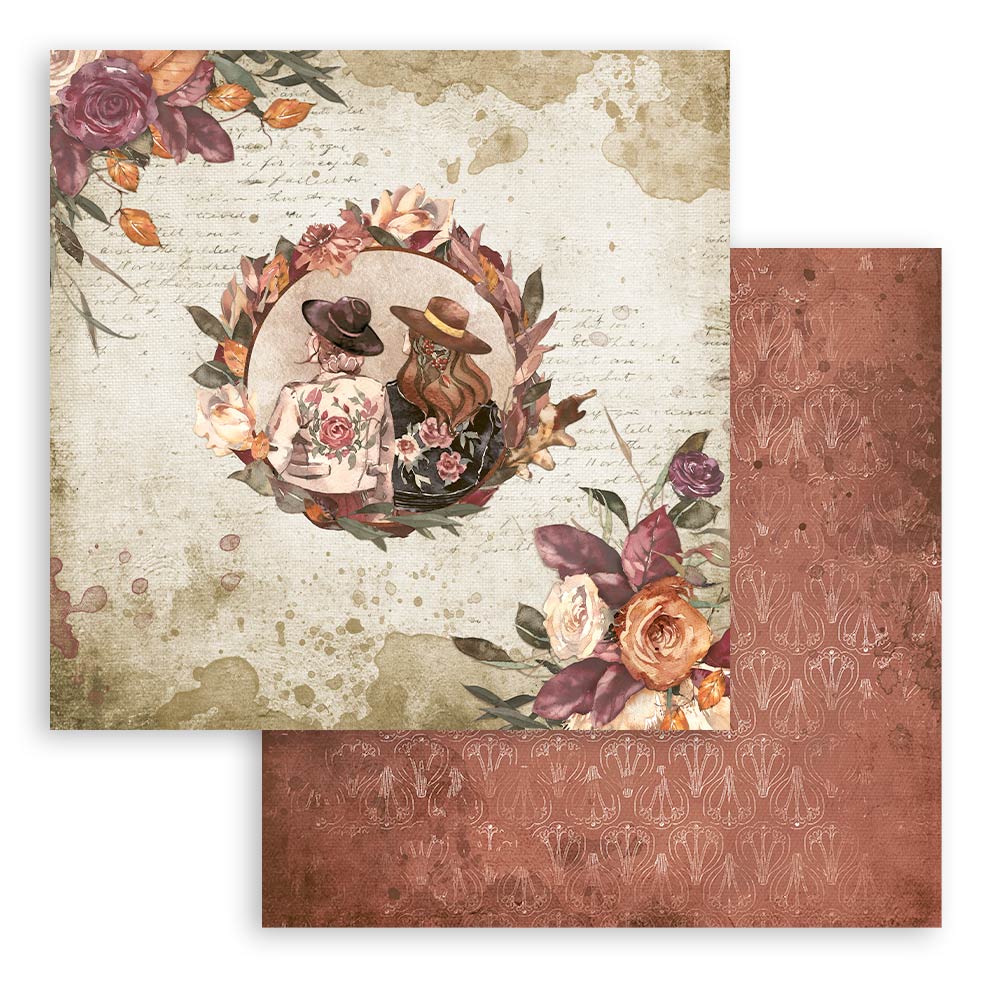 Stamperia - Our Way - Scrapbooking Pad - 6x6 Inch - Messy Papercrafts