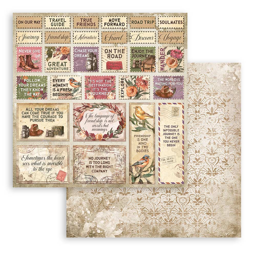 Stamperia - Our Way - Scrapbooking Pad - 6x6 Inch - Messy Papercrafts
