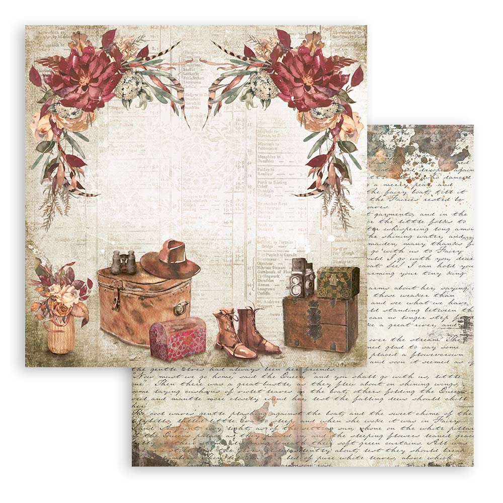 Stamperia - Our Way - Scrapbooking Pad - 6x6 Inch - Messy Papercrafts