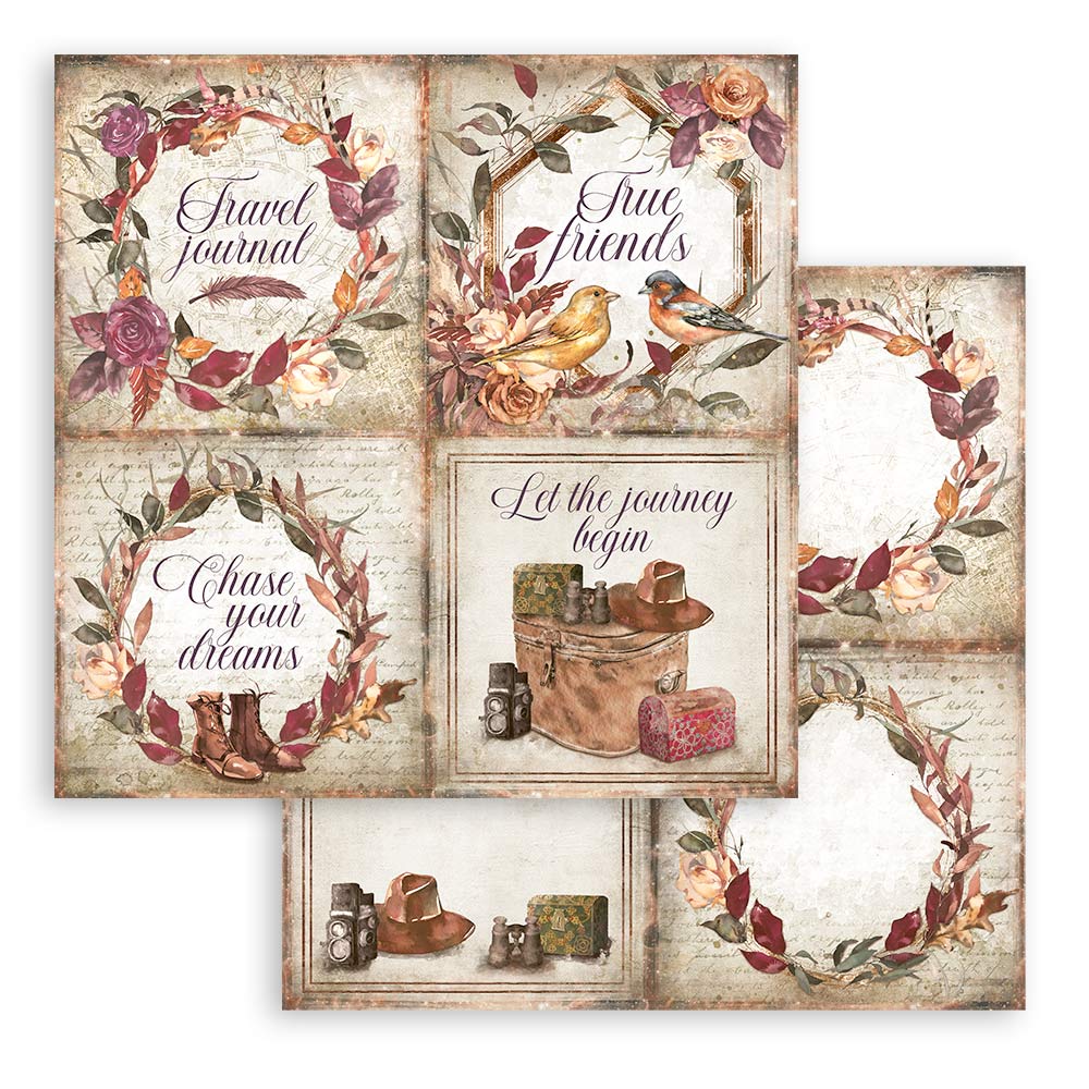 Stamperia - Our Way - Scrapbooking Pad - 6x6 Inch - Messy Papercrafts