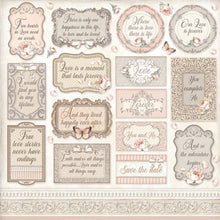 Stamperia - Scrapbooking Small Pad 10 sheets cm 20,3X20,3 (8